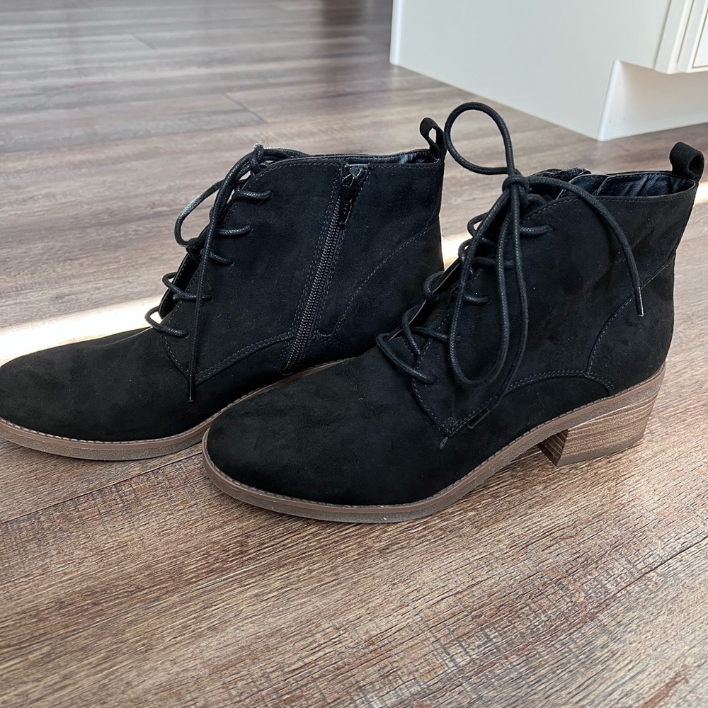 Style & Co Rizio Lace Up Booties